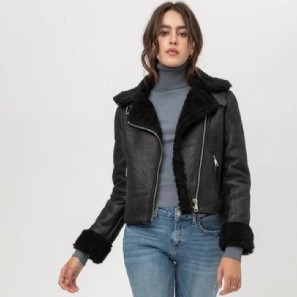 BONED SHEARLING JACKET - SALE ENDS SUNDAY!